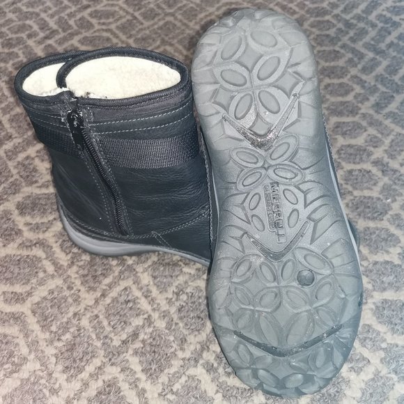 Merrell Womens "Murren" Strap Waterproof Winter Boots  US 8.5 Zip Up - Picture 12 of 12